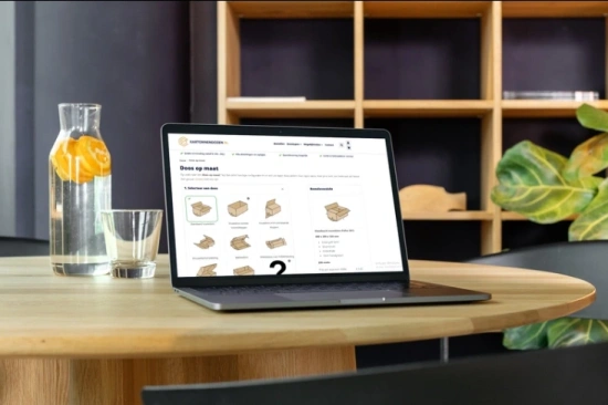 Complexe calculator voor het berekenen van kartonnen dozen op maat