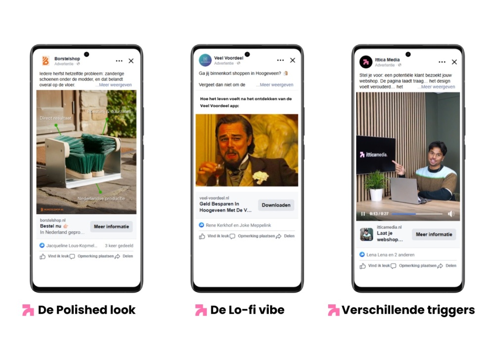 verschillende soorten ads