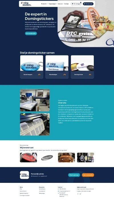 Afbeelding gemaakte website Ittica Media